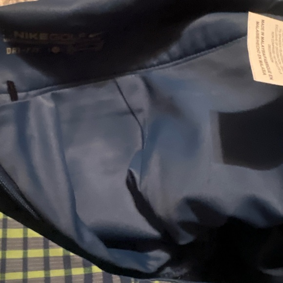 Nike Dri Fit Golf Skort Skirt Size 12 Kaleidoscope Blue Green Tennis /Pickleball - Picture 7 of 12